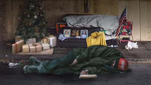 Жители улиц. Как бездомные Лондона встречают Рождество